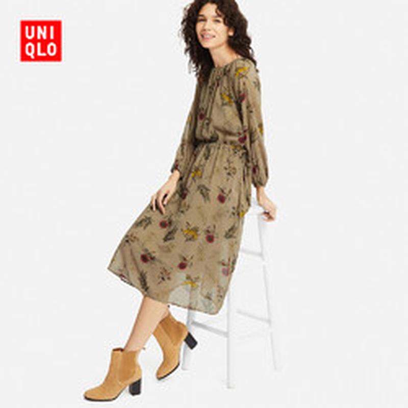 Uniqlo жіноче плаття з принтом