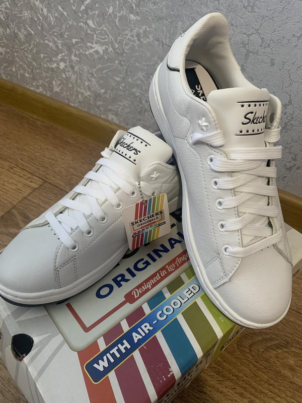 Кожані кеди! skechers!