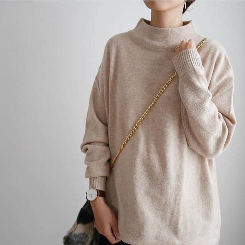 Вовняна туніка «lamb blend mock neck tunic»