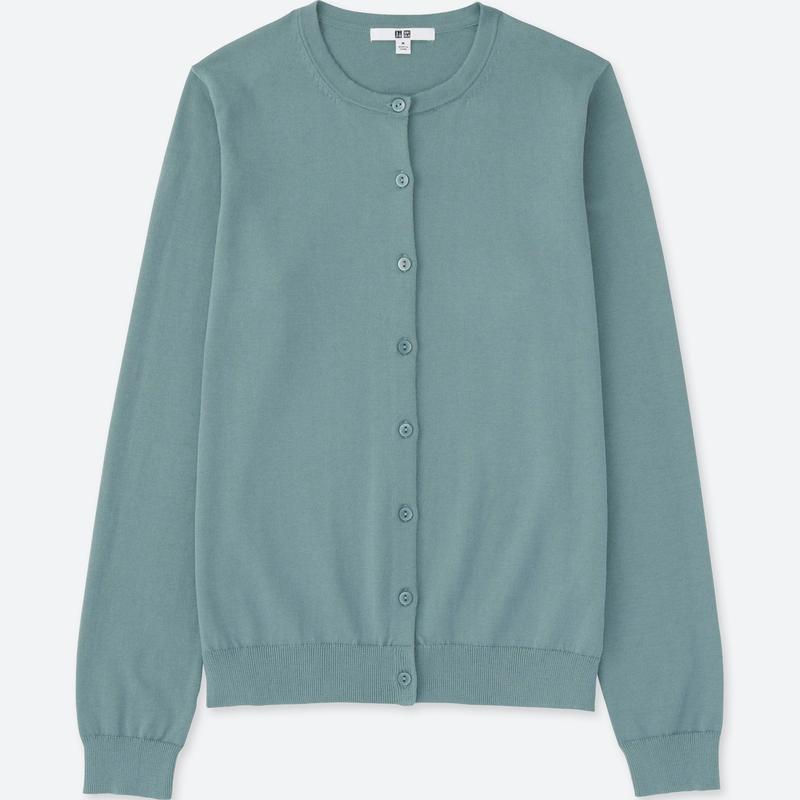 Жіночий кардиган з круглим вирізом uniqlo