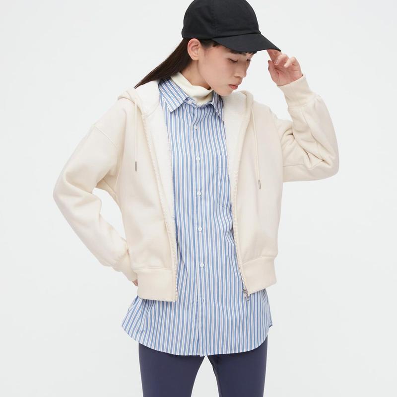 Жіноча худі heattech на шерпі від uniqlo