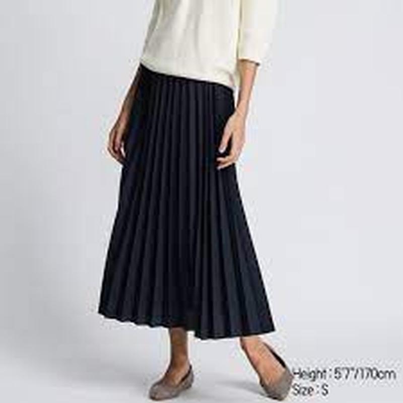 Плісирована довга спідниця uniqlo