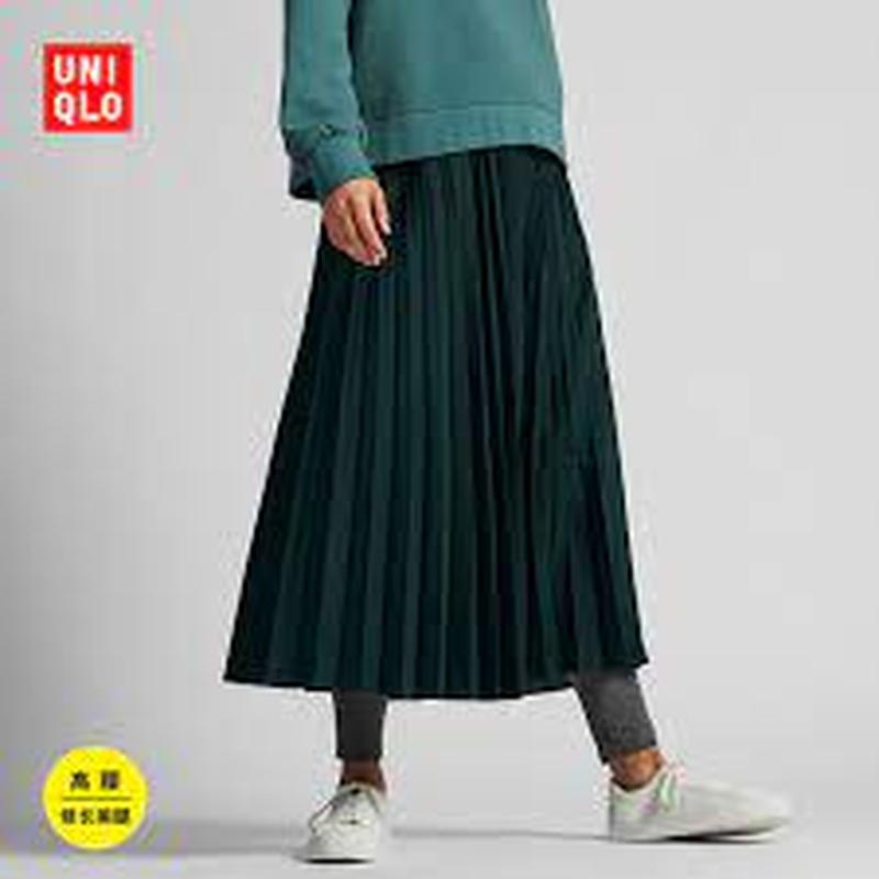 Плісирована довга спідниця uniqlo
