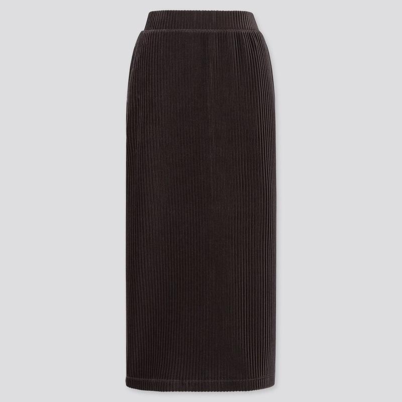 Довга спідниця в рубчик uniqlo