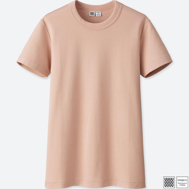 Uniqlo  женская футболка с круглым вырезом u