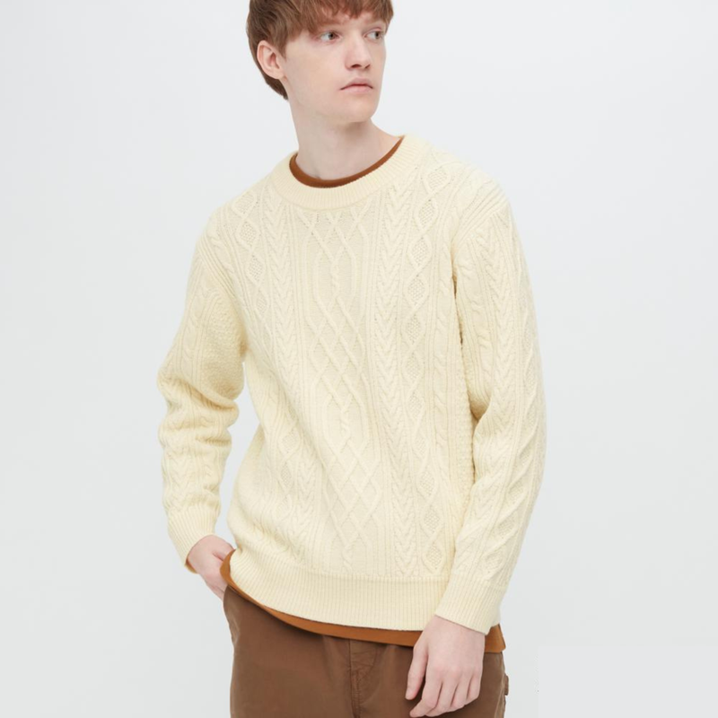 Светр з візерунком aran від uniqlo