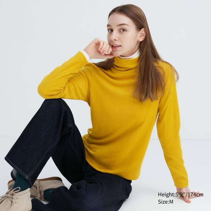 Водолазка з флісу heattech uniqlo