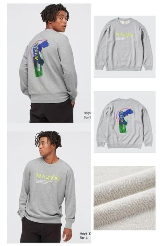 Світшот ut archive louvre graphic uniqlo