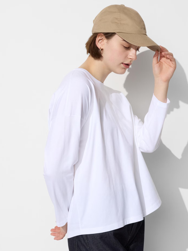 Лонгслив оверсайз uniqlo