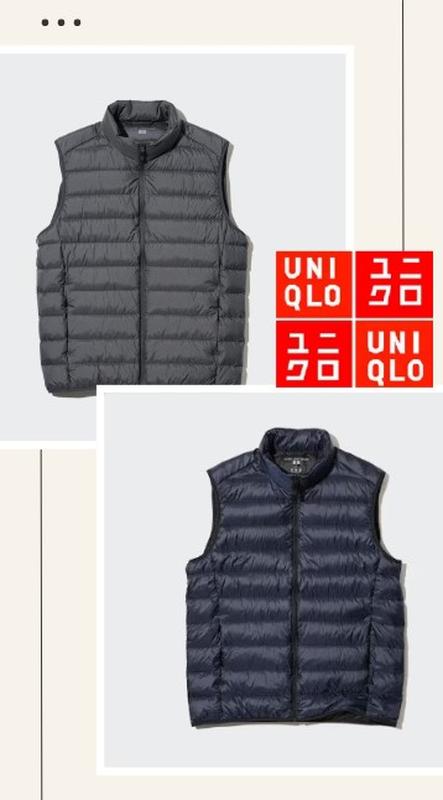 Ультратонкий пуховий жилет uniqlo