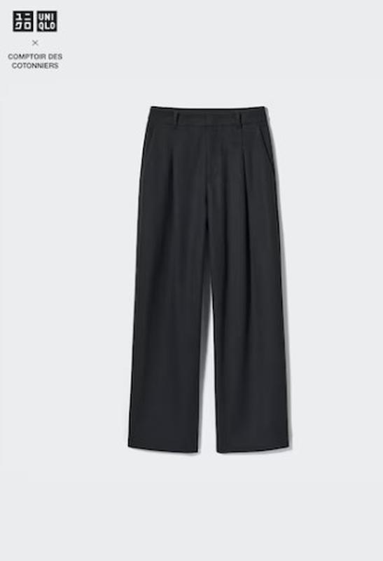 Широкі плісировані штани uniqlo