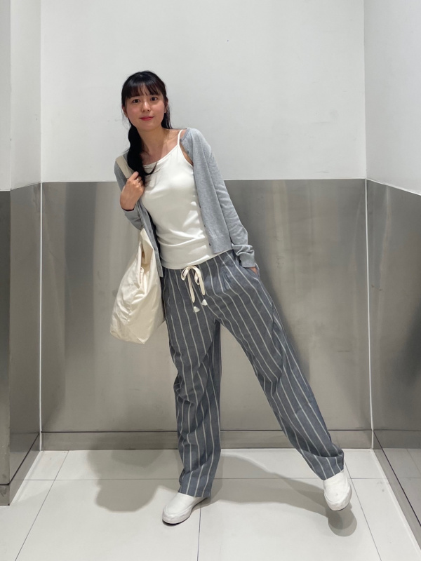 Штани з лляної суміші easy uniqlo