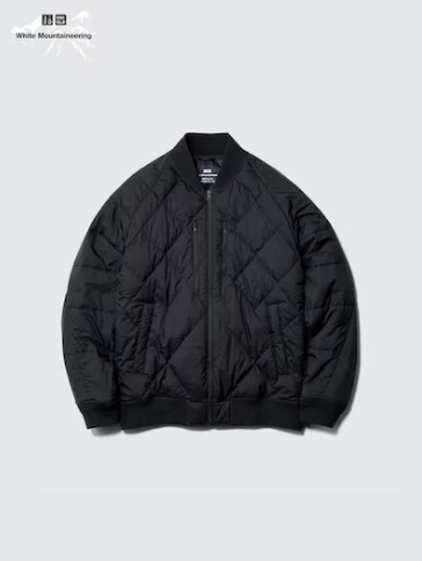 Пуховик-бомбер uniqlo коллаборація з white mountaineering