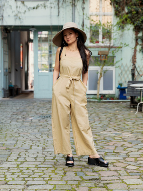 Лляний комбінезон uniqlo