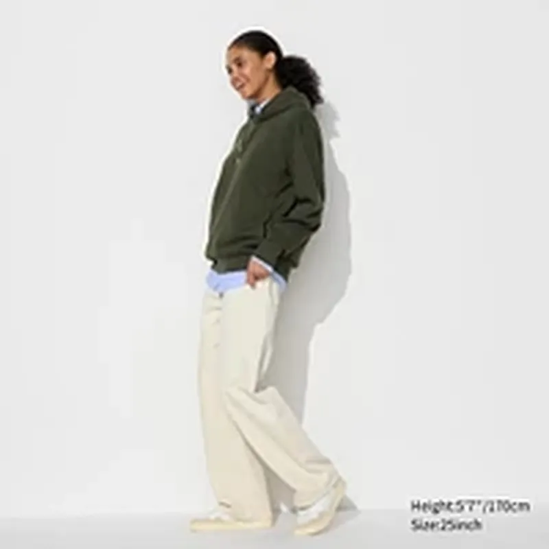 Джинси wide straight uniqlo