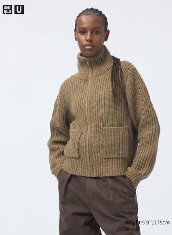 Кардиган з суміші вовни uniqlo