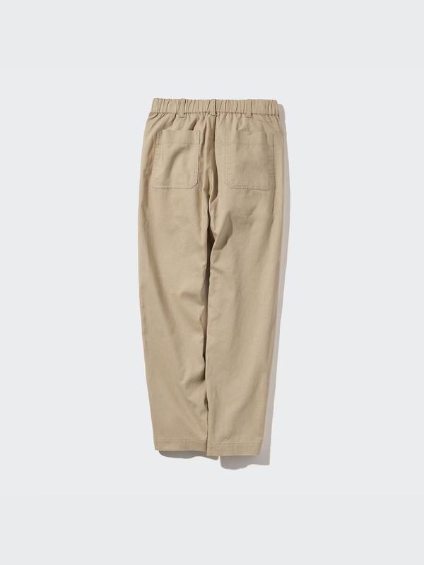 Льняные хлопковые брюки uniqlo