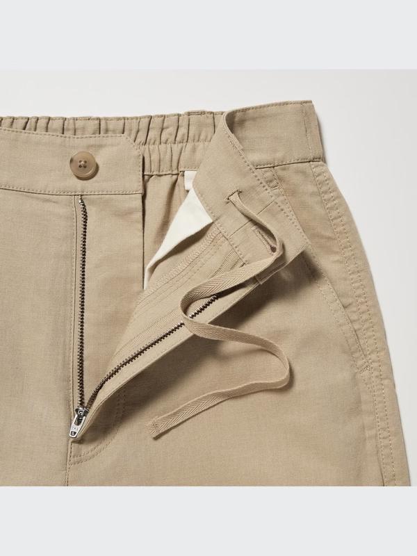 Льняные хлопковые брюки uniqlo