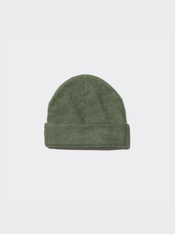 Шапка heattech soufflé yarn uniqlo