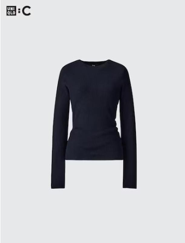 3d-в'язаний светр зі змішаної вовни мериноса uniqlo