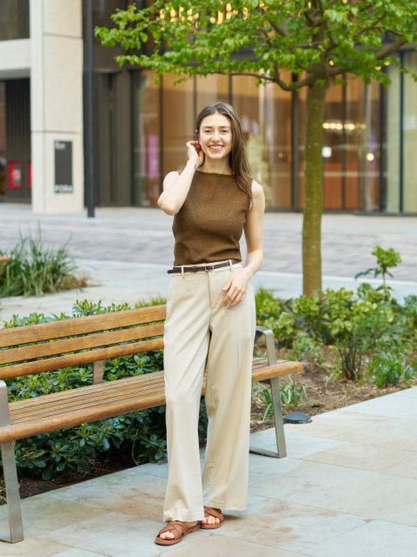 Широкі штани airsense uniqlo