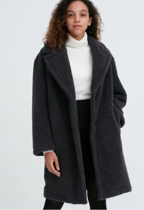 Пальто з флісу uniqlo, розмір хс