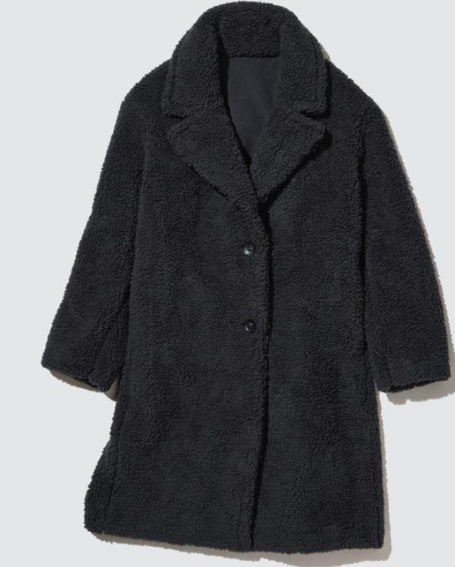 Пальто из флиса uniqlo, размер хс