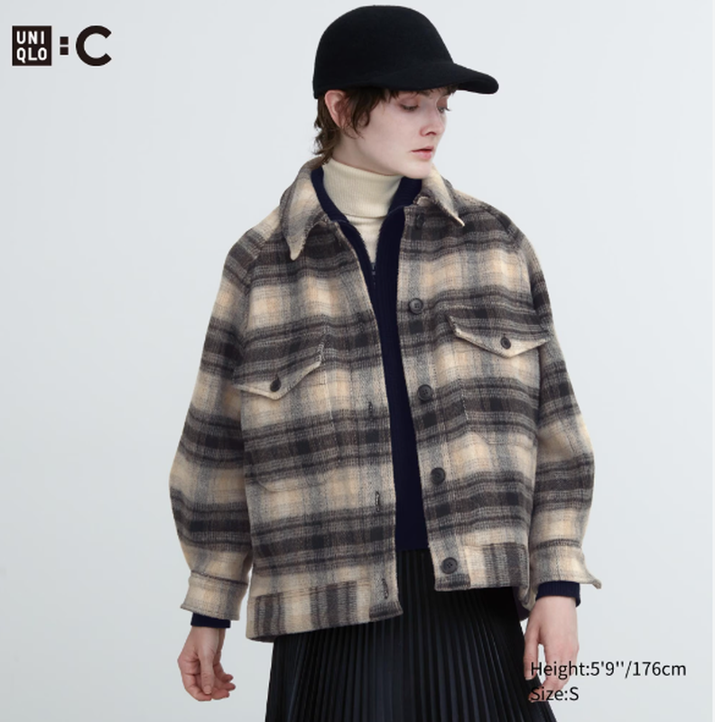 Жакет oversize uniqlo:с