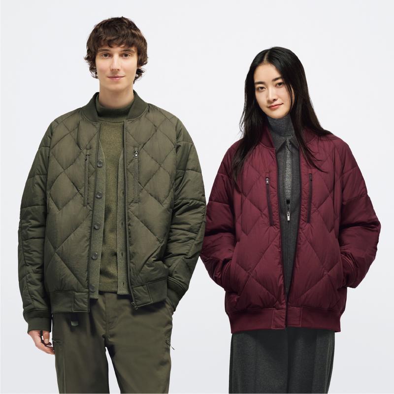 Пуховик-бомбер uniqlo коллаборація з white mountaineering