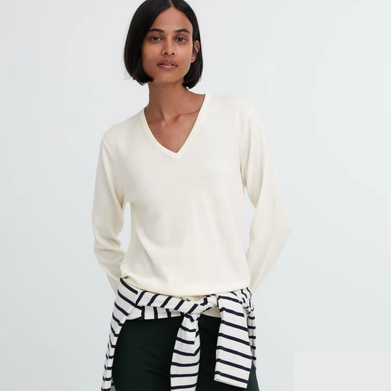 Cветр з вовни мериноса uniqlo