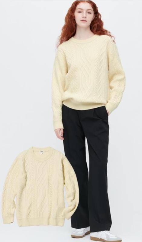 Светр з візерунком aran від uniqlo