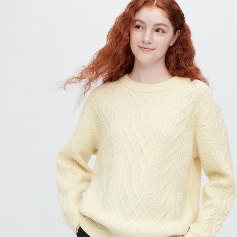 Светр з візерунком aran від uniqlo