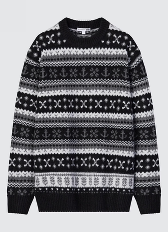 Светр fair isle із пряжі суфле (jw anderson) uniqlo