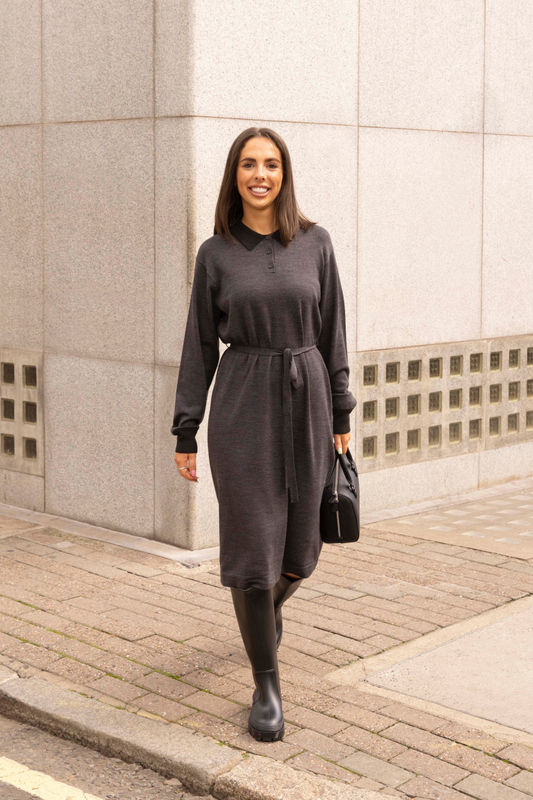 Сукня-поло з вовни мериносу від uniqlo