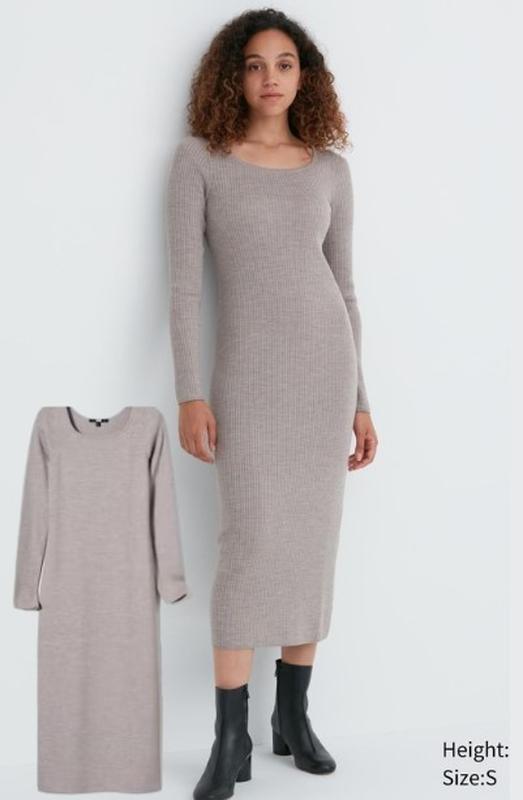 Сукня з мериносової суміші uniqlo