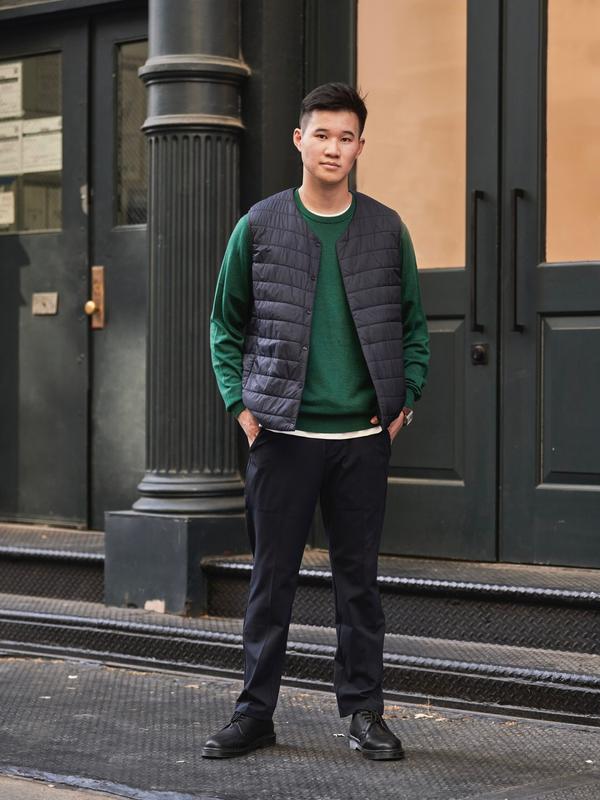 Жилет heattech pufftech (утепленный) uniqlo