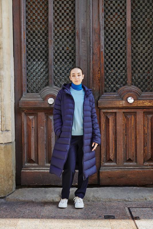 Пальто ultra light uniqlo