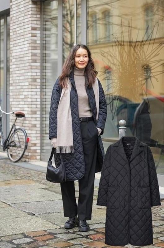Пальто oversized uniqlo