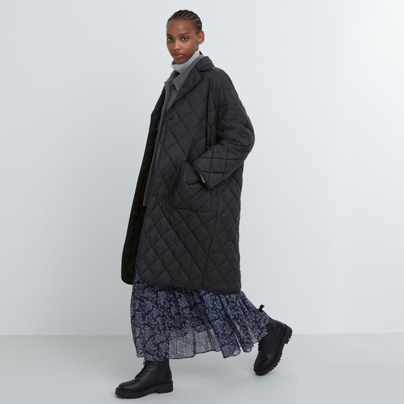 Пальто oversized uniqlo