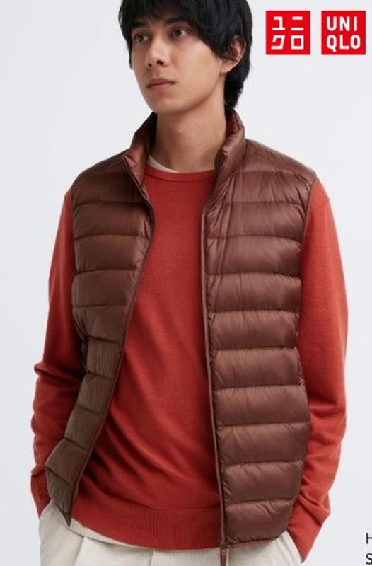 Ультралегкий пуховий жилет uniqlo