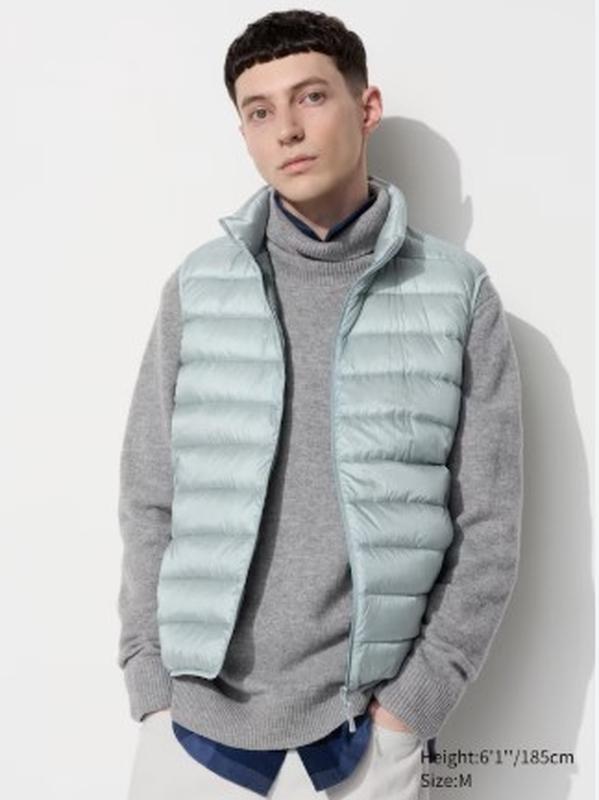 Ультралегкий пуховий жилет uniqlo