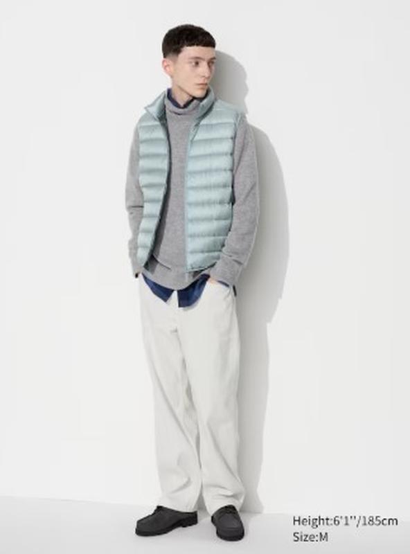 Ультралегкий пуховий жилет uniqlo