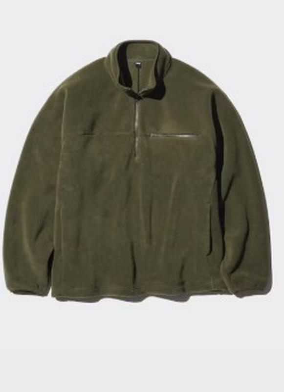 Флісовий пуловер uniqlo