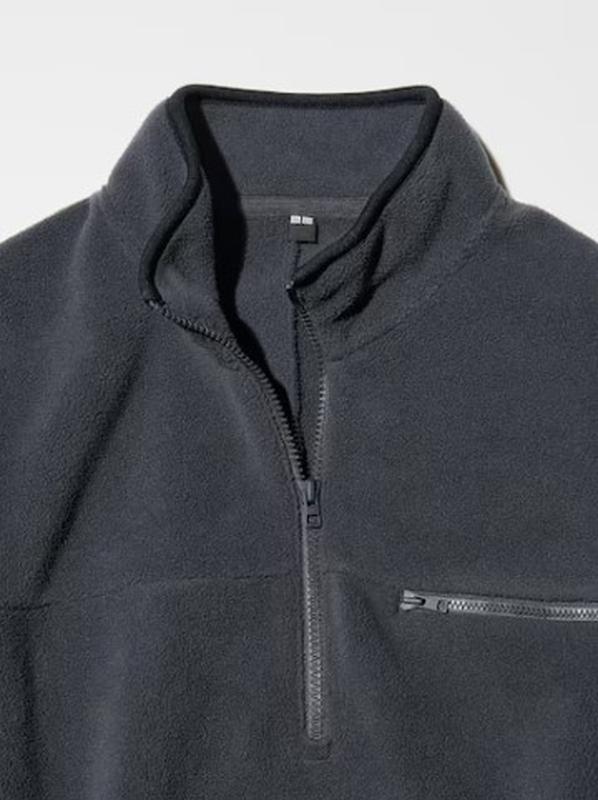 Флісовий пуловер uniqlo