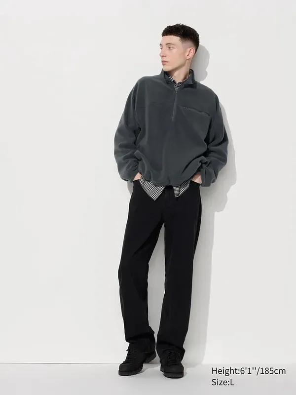 Флісовий пуловер uniqlo