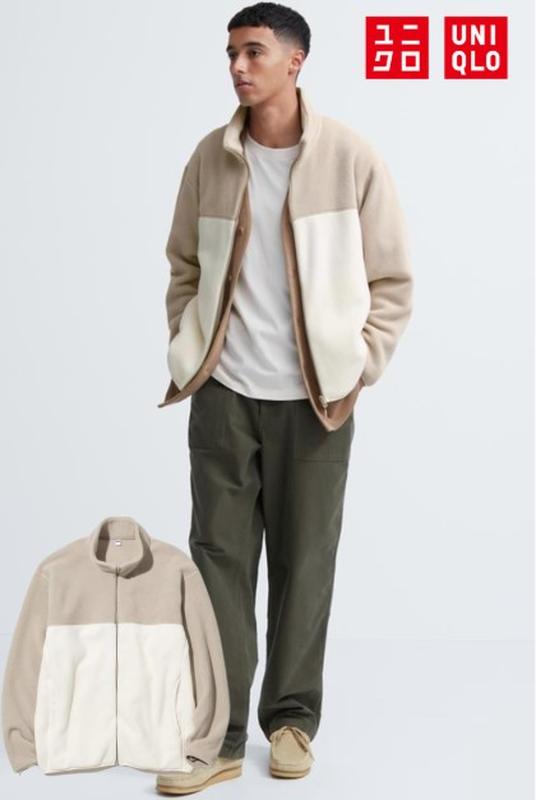 Флісова кофта унісекс uniqlo
