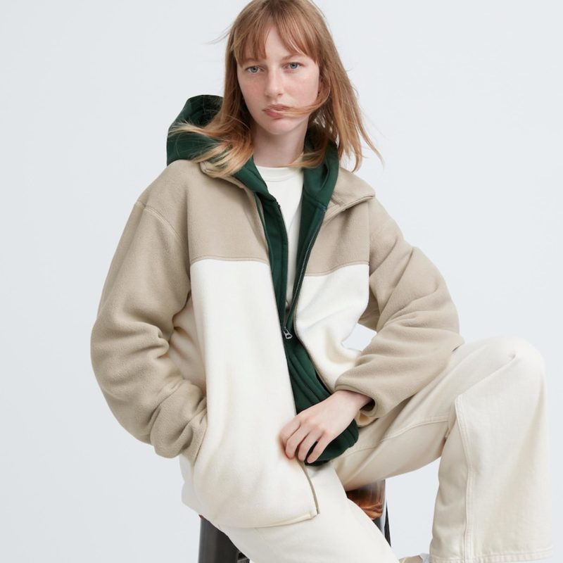 Флисовая кофта унисекс uniqlo