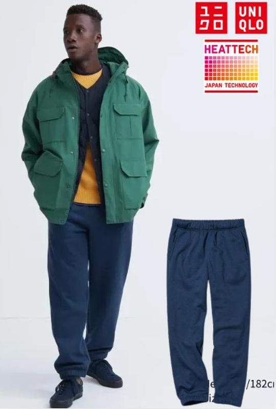 Спортивні штани з ворсовою підкладкою uniqlo heattech