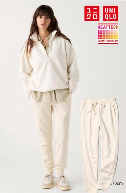 Спортивні штани uniqlo з ворсовою підкладкою heattech
