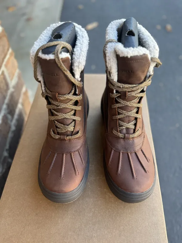 Зимові черевики merrell haven mid lace polar